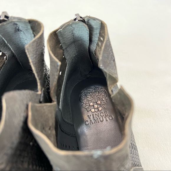 Vince Camuto Patellen Leather Ankle Booties Size Size 10M - Picture 16 of 16